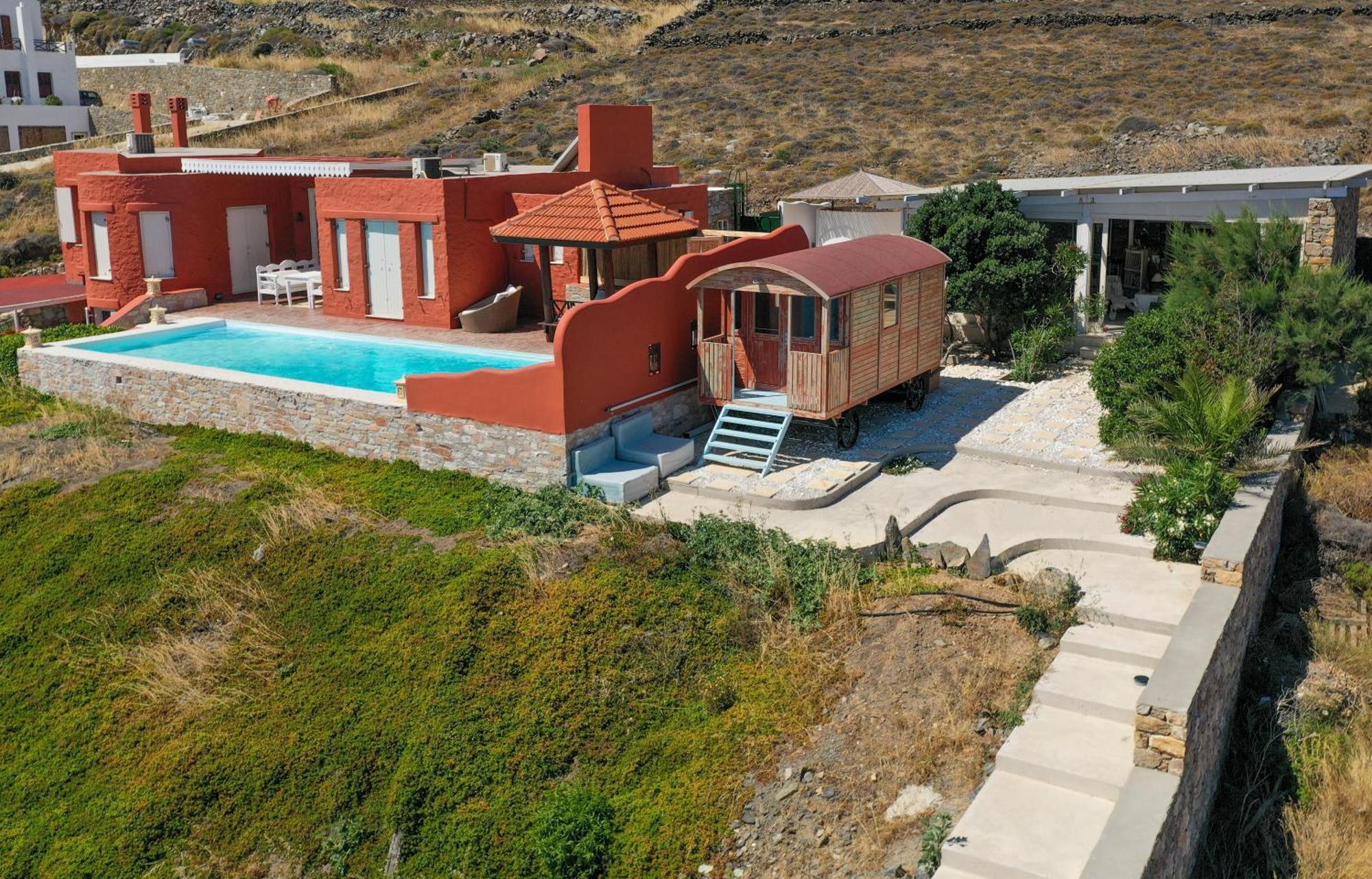 Villa Zen Dans Le Bleu Ermúpoli Kültér fotó