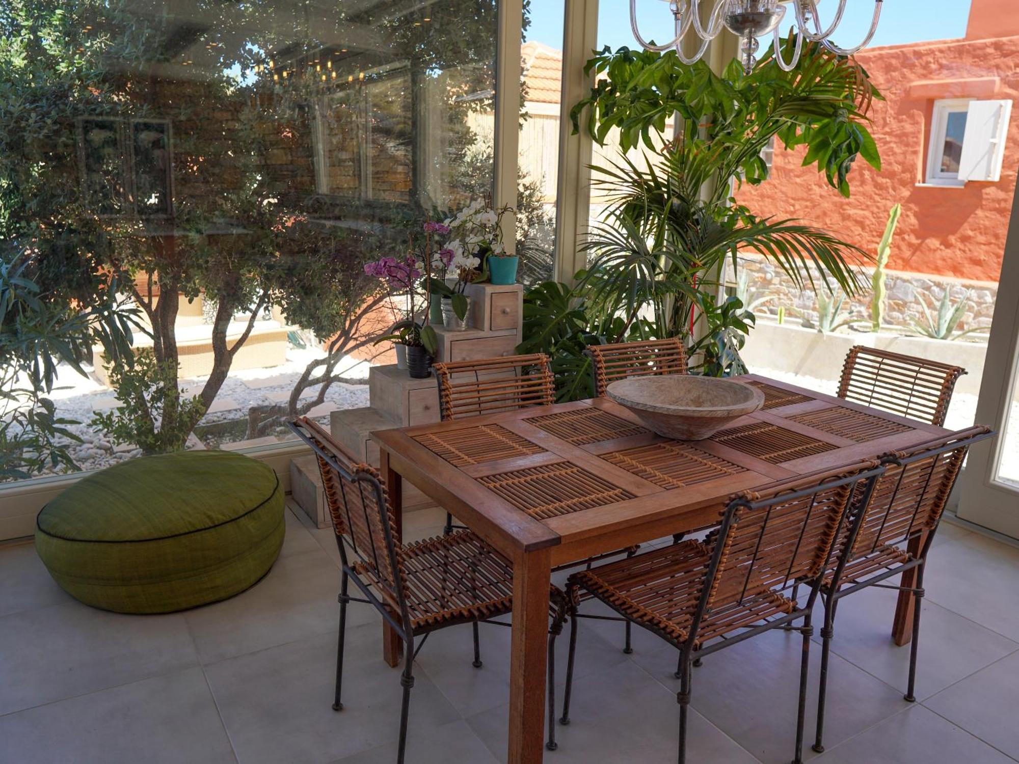 Villa Zen Dans Le Bleu Ermúpoli Kültér fotó