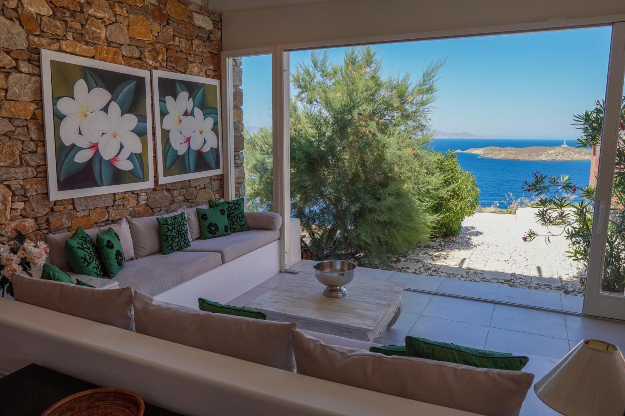 Villa Zen Dans Le Bleu Ermúpoli Kültér fotó