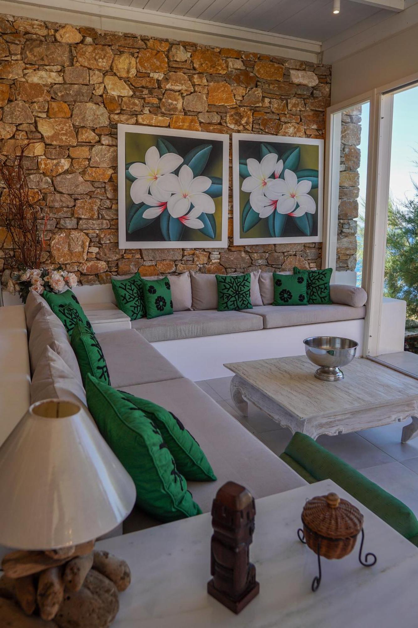 Villa Zen Dans Le Bleu Ermúpoli Kültér fotó