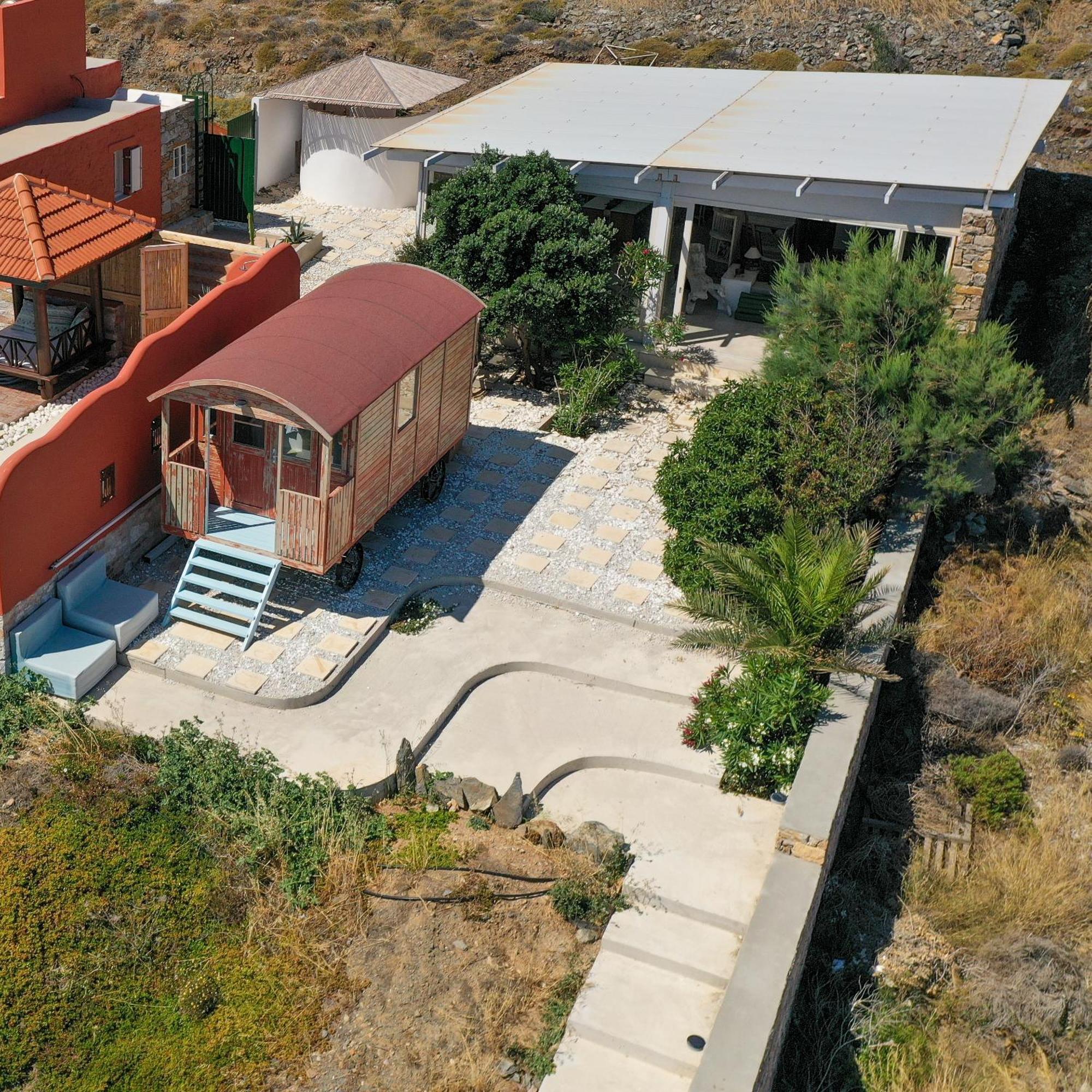 Villa Zen Dans Le Bleu Ermúpoli Kültér fotó